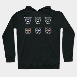 Chaos - Trash Panda Raccoon - Funny Saying Hoodie